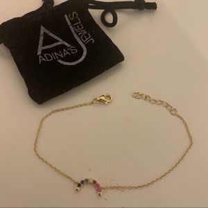 Adina’s Jewels Gold Rainbow Bracelet // Dainty